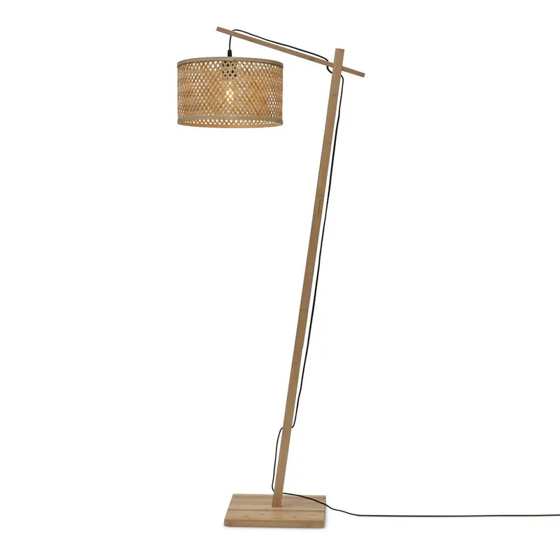 Markenprodukt Bohemian-Bambus-Stehlampe in Natur GOOD&MOJO Java