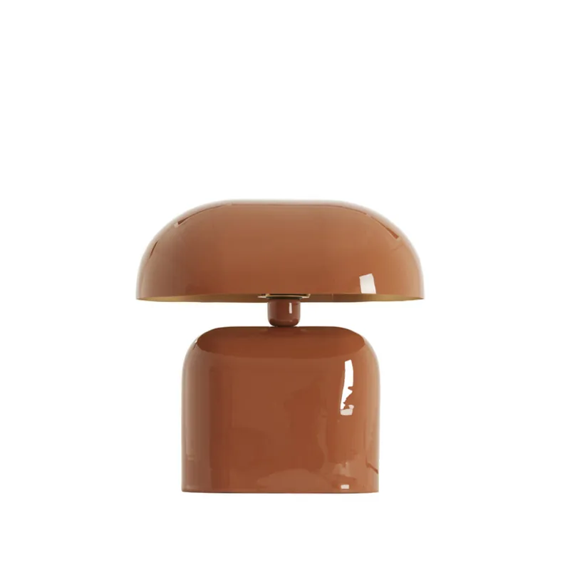 Versand Am Gleichen Tag Stimmungsvolle Tischlampe in Dunkelorange als Farbakzent Light & Living Todd
