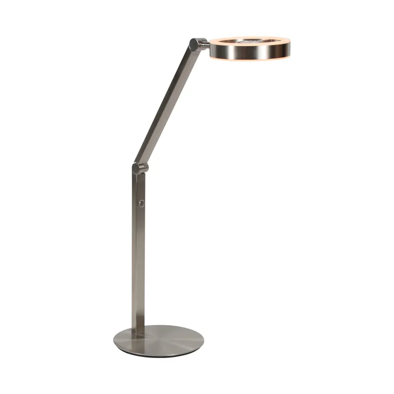 Stahltischlampe mit integrierter Doppel-LED Steinhauer Ringlux Markenware