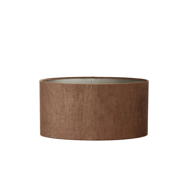 Zylindrische Lampenschirm in der Farbe Braun Light & Living Lubis Sale