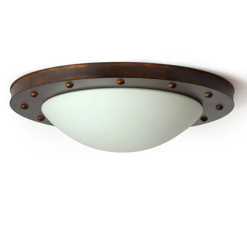 INDUSTRIESTIL Große Deckenleuchte aus Schmiedeeisen Ø 42–54–73 cm Begrenztes Angebot