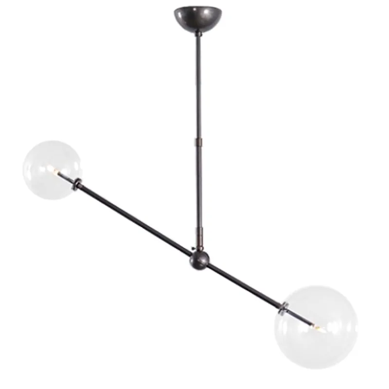 Doppel-Pendelleuchte BALANCE mit Glaskugeln in zwei Größen Ø 15 und 20 cm Top-Angebot