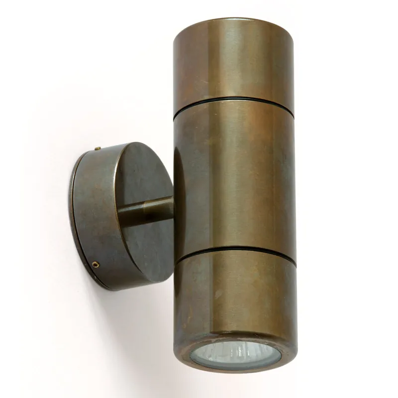 Rabatt Up-Down-Strahler CLARE aus Messing (IP44, auch für Badezimmer)