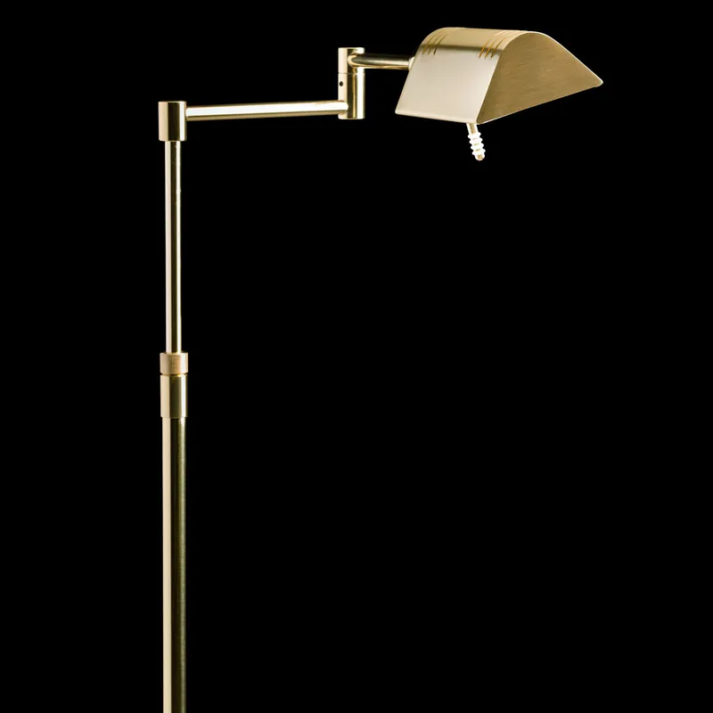 Versand Am Gleichen Tag Gelenk-Stehleuchte 9617 aus Messing mit High-End-LED und Dimmer