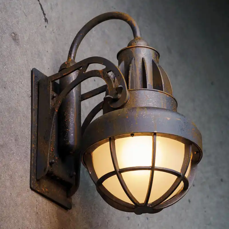 Ausverkauf Wandlaterne im früh-industriellen Steampunk-Look WL3727