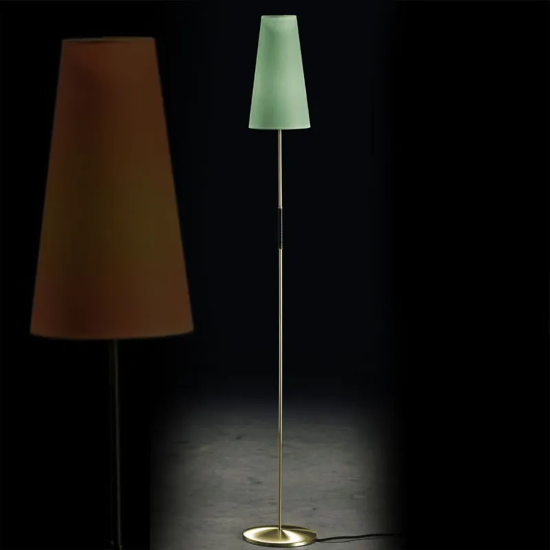 Online Kaufen Schlanke Stoffschirmen-Stehlampe FIFTIES, viele Farben