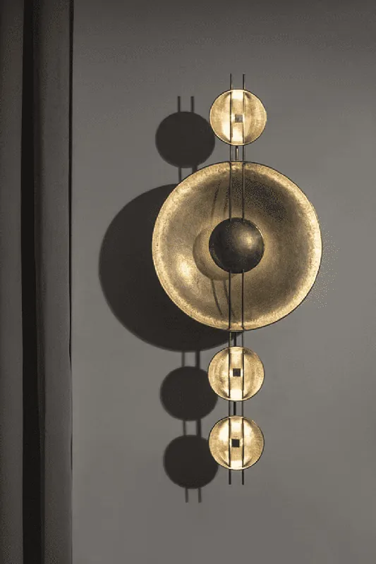 Elegante Messing-Wandleuchte CROPCIRCLE Billig