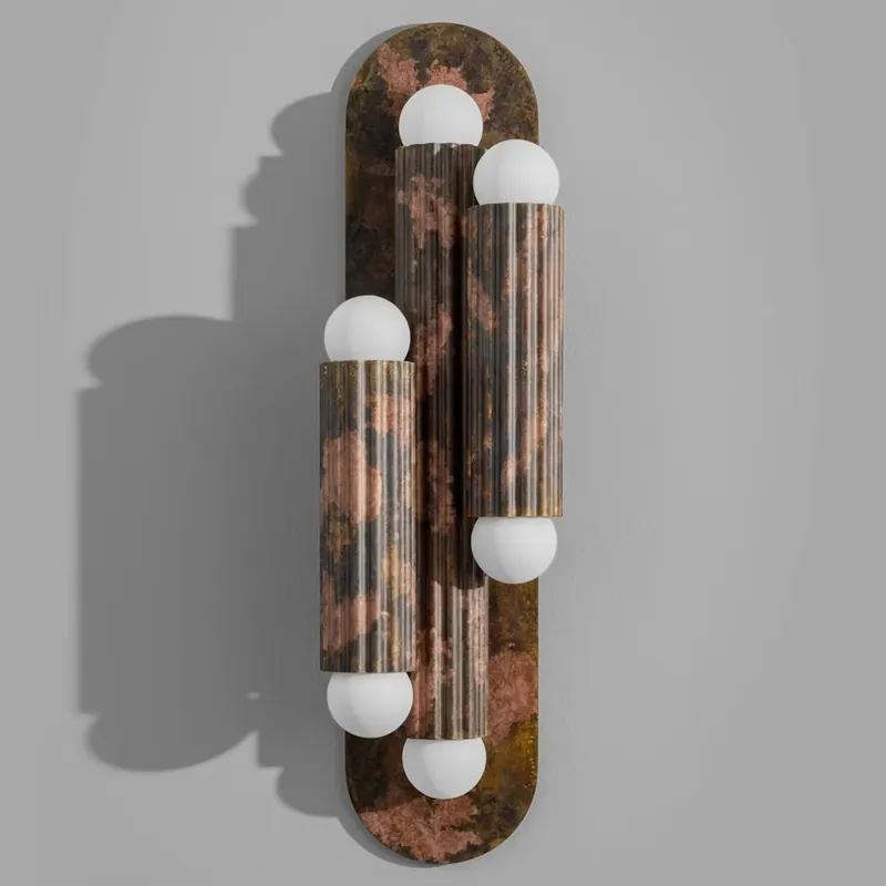 Jetzt Kaufen Flache Wandleuchte VESTA TRIPLE, zwei Größen
