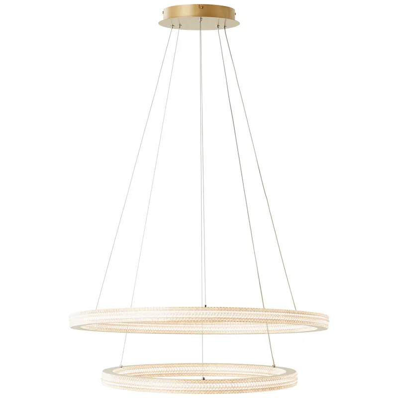 Calvi LED Pendelleuchte 80cm gold matt Nur Für Kurze Zeit
