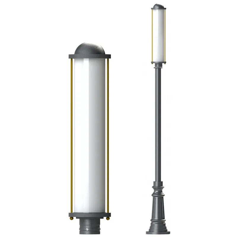 Art déco-Mastleuchte RodosL.36, 204 cm Sichere Zahlung