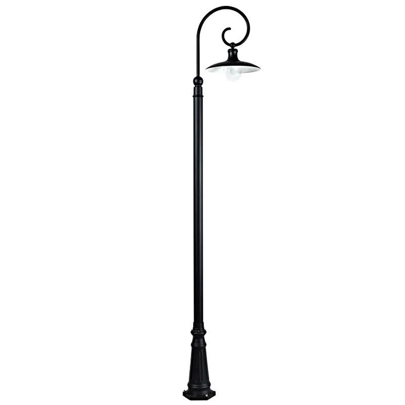 Zertifiziert Mediterrane Landhausstil-Standleuchte mit Schalenschirm, 262 cm