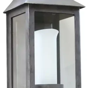 Finale Aktion Große flache Wandleuchte WL 3531 aus Schmiedeeisen