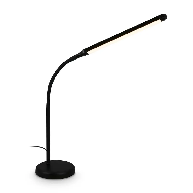 Solange Der Vorrat Reicht Mura Tischlampe - 6W, 600lm, LED, Dimmbar, Touch, Schwenkbar, Schwarz