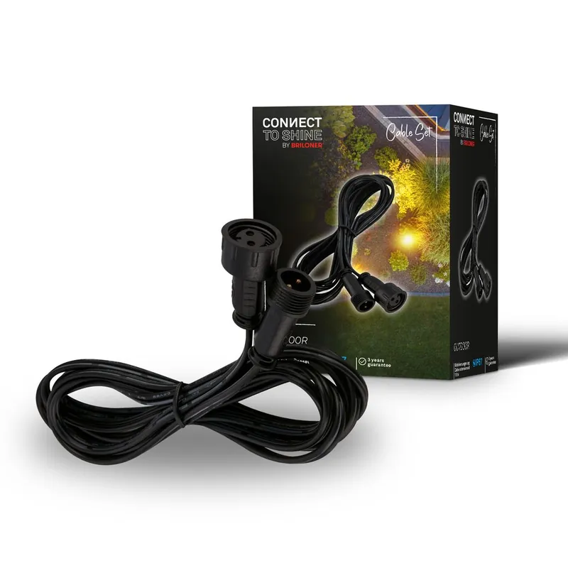 Connect to Shine Erweiterung Kabelverlängerung 1m - 12V, IP67, Schwarz Solange Der Vorrat Reicht