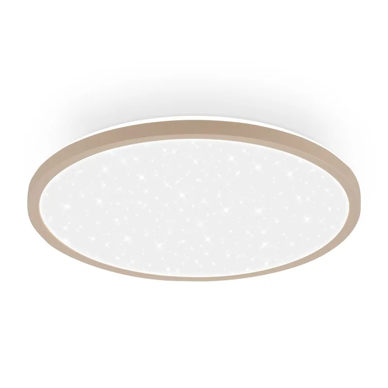 Neue Ware Slim LED Panel Ø29,3 cm - 18W, 2400lm, Sternenhimmel, Neutralweiß, Beige