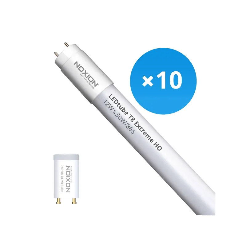 Mehrfachpackung 10x Noxion Avant LED Röhre T8 Extreme (EM Mains) High Output 12W 1575lm - 865 Tageslichtweiß | 90cm - Ersatz Für 30W Begrenztes Angebot