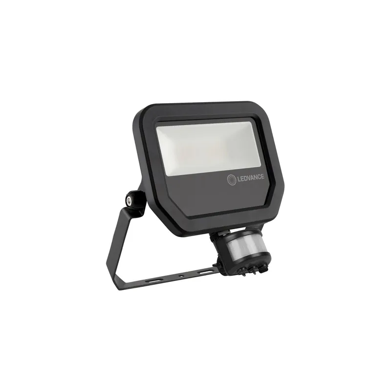Neue Ware Ledvance LED-Scheinwerfer Sensor GEN 3 Schwarz 20W 2200lm 100D - 830 Warmweiß | IP65 - Bewegungs- und Lichtsensor - Symmetrisch - Ersatz für 50W