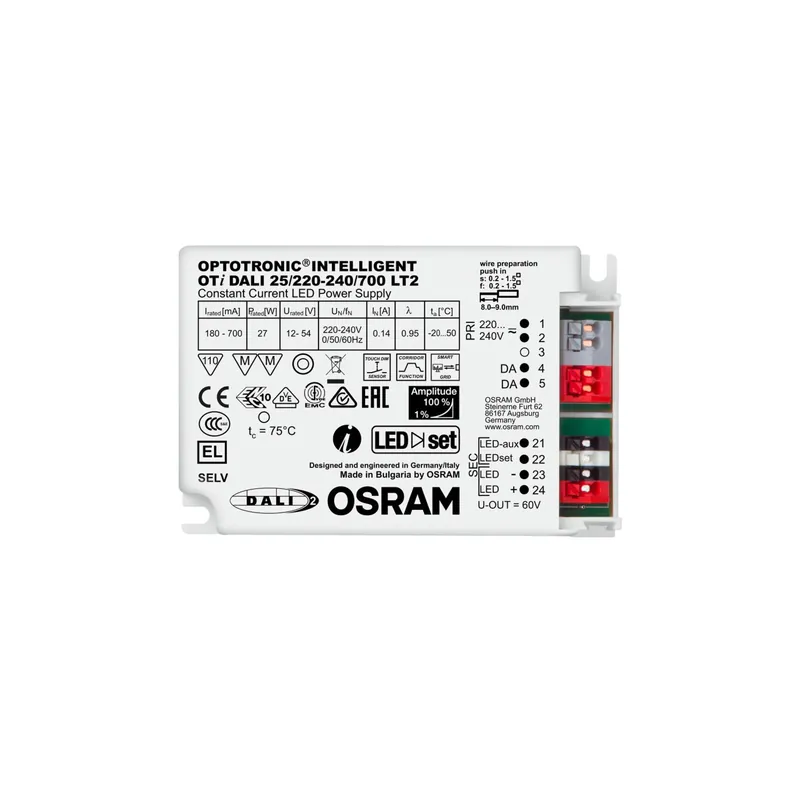Osram OTI DALI 25/220-240/700 LT2 DIMVS20 Sale