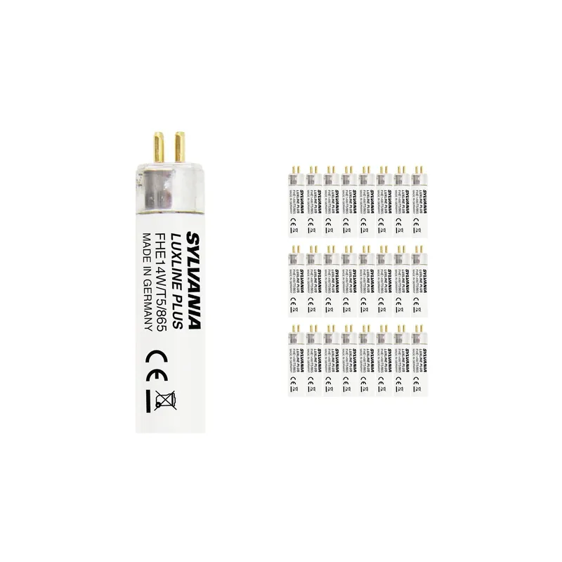 Mehrfachpackung 25x Sylvania Luxline Plus T5 14W - 865 Tageslichtweiß | 55cm Günstig