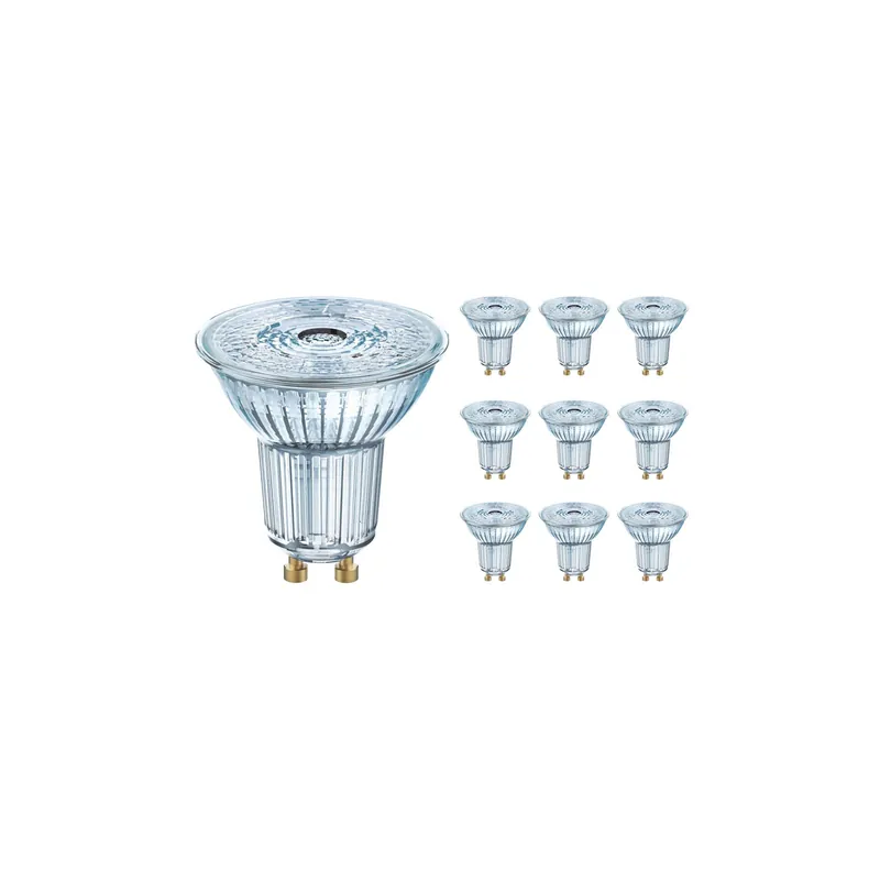 Mehrfachpackung 10x Ledvance Performance LED-Spot Reflektor GU10 PAR16 4.5W 350lm 36D - 940 Kaltweiß | Höchste Farbwiedergabe - Dimmbar - Ersatz für 50W Billig