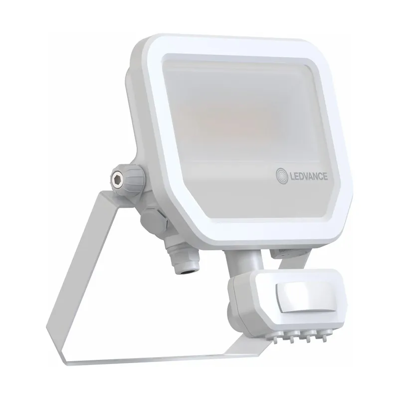 Direktkauf Ledvance Led-Scheinwerfer Aluminium Weiß 17W 2400lm 100D - 840 Kaltweiß | IP65 - Bewegungs- Und Lichtsensor - Symmetrisch