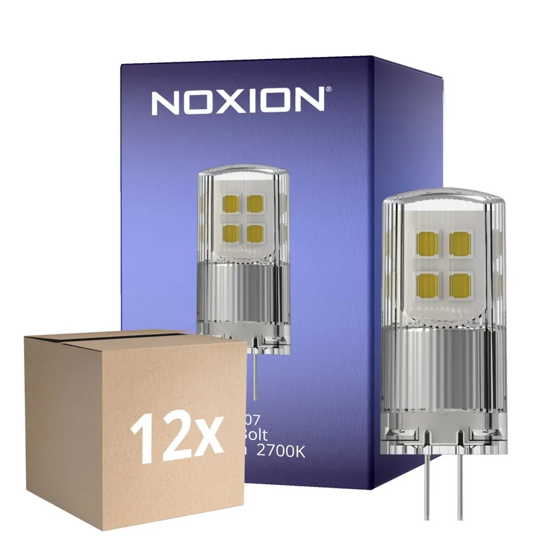 Schneller Versand Mehrfachpackung 12x Noxion Bolt LED Capsule G4 2W 200lm - 827 Extra Warmweiß | Dimmbar - Ersatz Für 21W