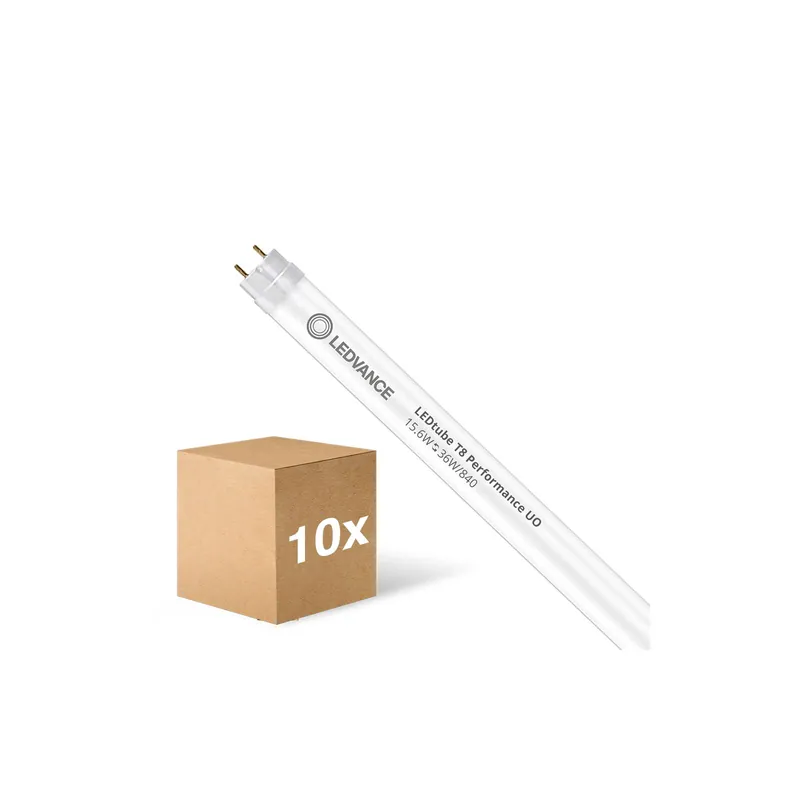 Direkt Vom Hersteller Mehrfachpackung 10x Ledvance LED Röhre T8 Performance (EM/Mains) Ultra Output 15.6W 2500lm - 840 Kaltweiß | 120cm - Ersatz für 36W