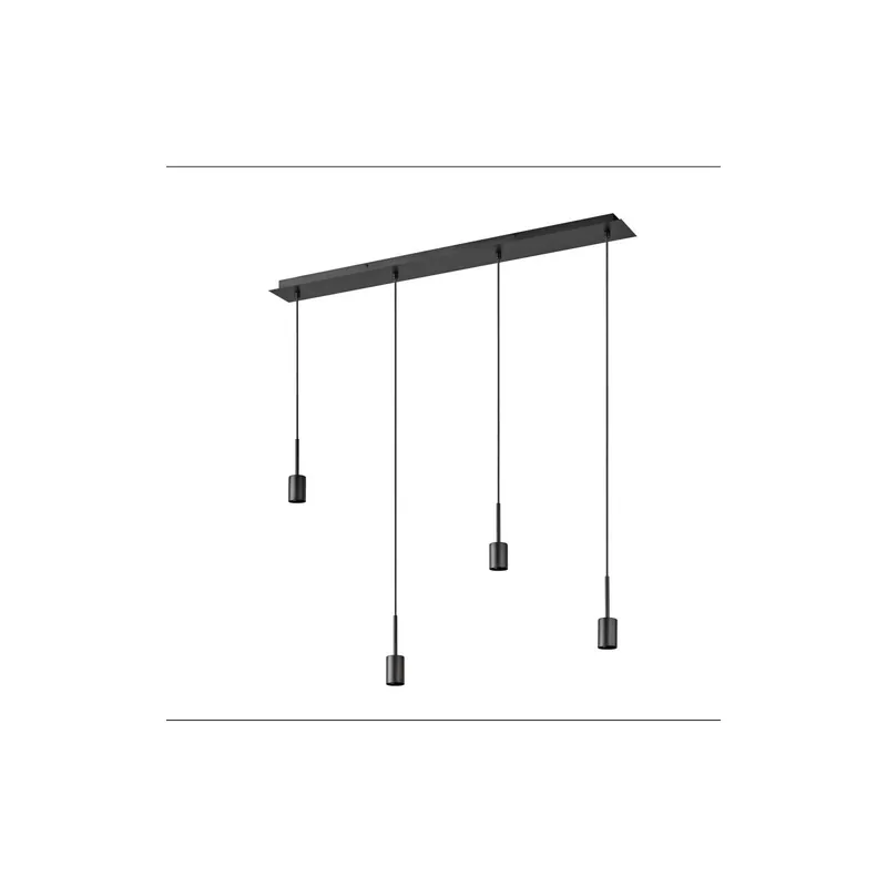 Osram Pendelleuchte Decor Needle Linear Dunkel Grau | Geeignet für 4x E27 Highlight