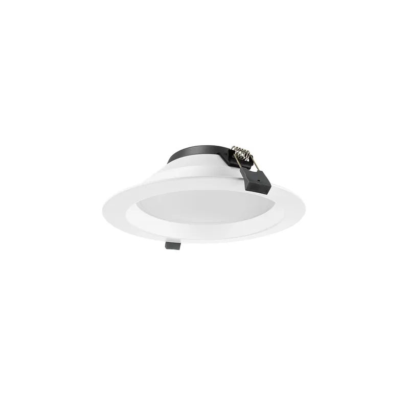 Bright Choice LED Downlight ORTHO Aluminium Weiß 15W 1575lm 90D - 830-850 Abstimmbares Weiß | Ausschnitt 170mm - IP22 - Optional Dimmbar Preisknaller