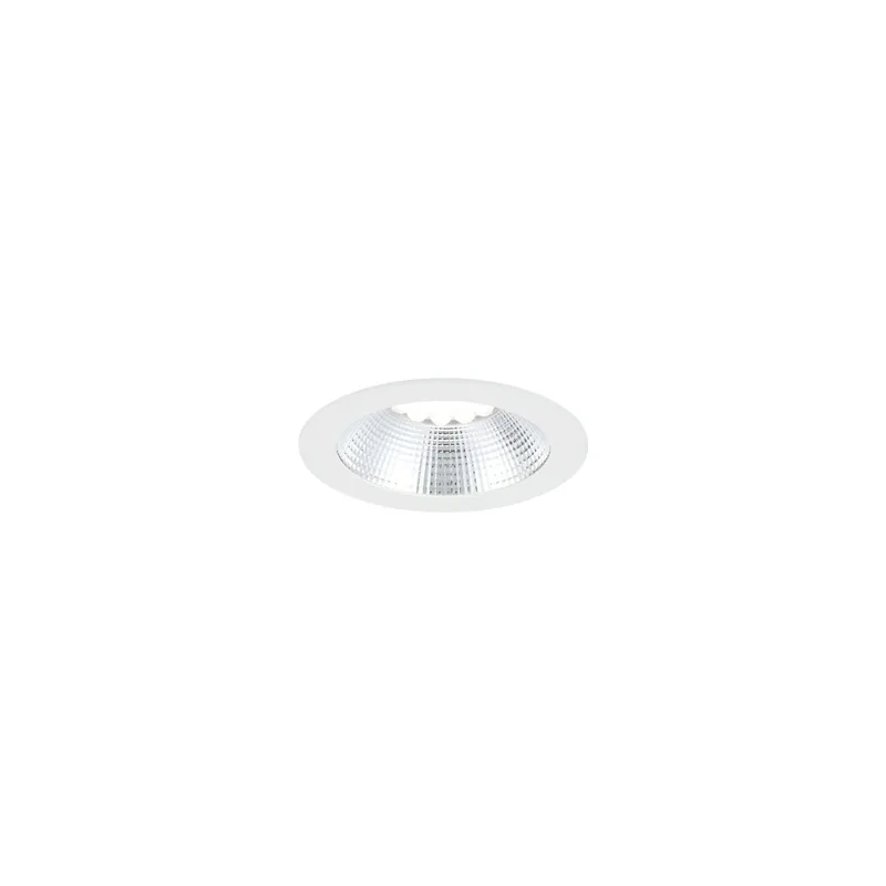 Finale Aktion Sylvania LED Downlight Insaver Slim 150 Aluminium Weiß 9.5W 1150lm 70D - 830 Warmweiß | Ausschnitt 150mm - IP44 - Dimmbar