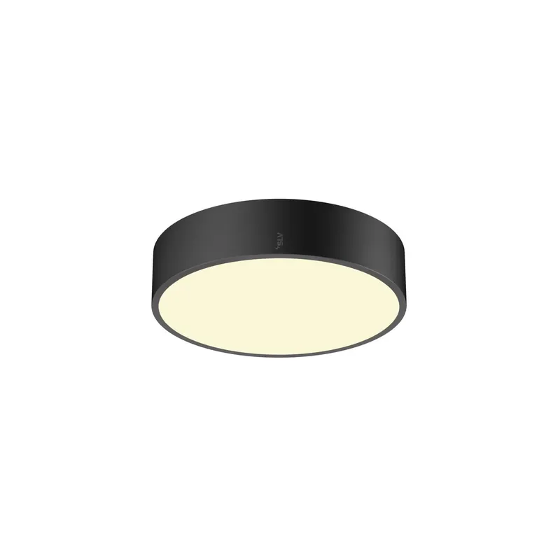 Nur Für Kurze Zeit SLV Medo Pro 30 Wand und Deckenleuchte Aluminium Schwarz Rund 10W 1350lm - 930-940 CCT | IP50 - Höchste Farbwiedergabe - Dimmbar