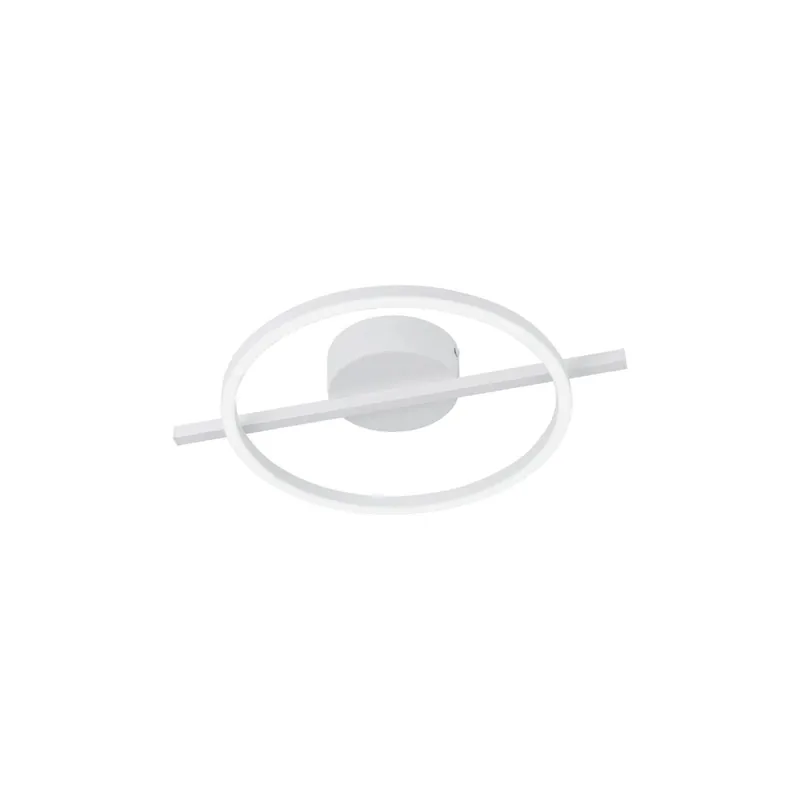 Eglo Deckenleuchte Amandolo Stahl Weiß 17W 1900lm - 827-865 Abstimmbares Weiß + RGB | Dimmbar Sichere Zahlung