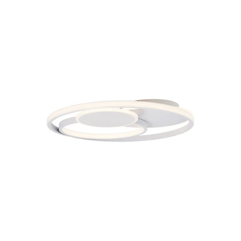 Brilliant Runda Deckenleuchte Metall Silicone Weiß 45W 5200lm - 830-865 CCT | 500mm - Fernsteuerung Dimmbar Schneller Versand