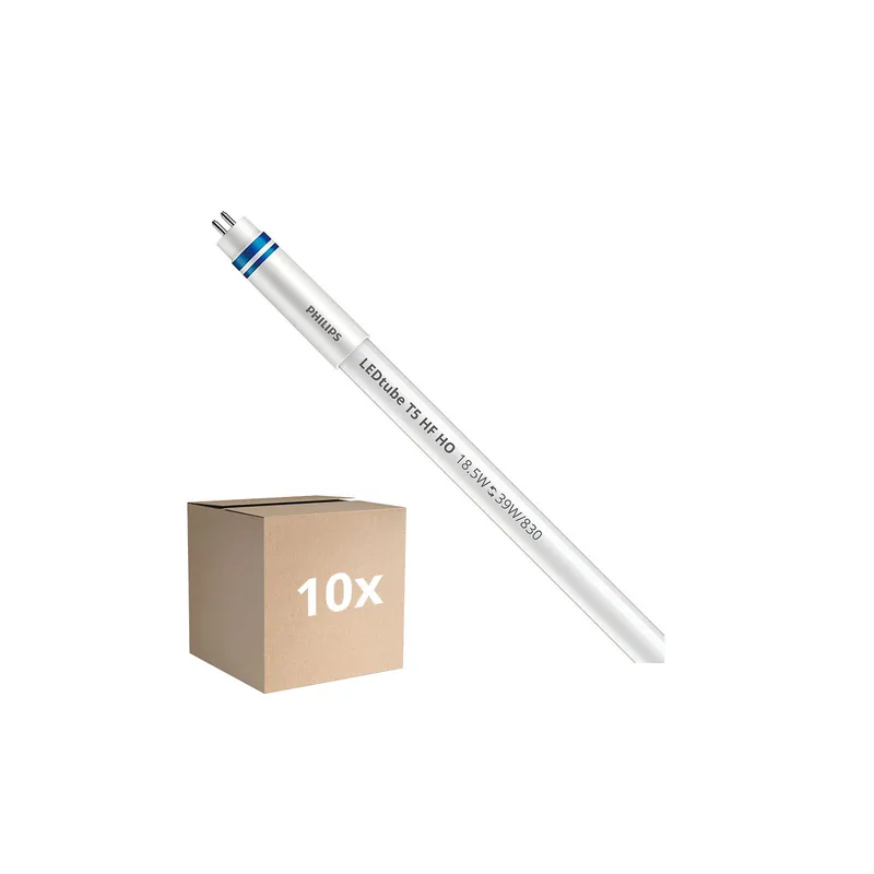 Mehrfachpackung 10x Philips LED Röhre T5 MASTER Instantfit (HF) High Output 18.5W 2600lm - 830 Warmweiß | 85cm - Dimmbar - Ersatz für 39W Bestseller