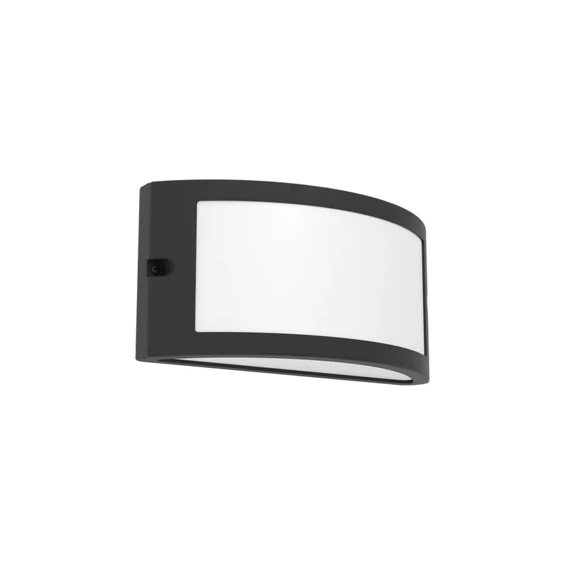Ausverkauf Eglo Wandleuchte Poggiarello Schwarz | IP54 - Geeignet für 1x E14