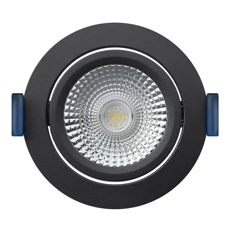 Direktkauf EcoDim Einbau Spot Schwarz 6W 450lm 60D 827- 860 Abstimmbares Weiß | RGB - 85mm - Ausschnitt 75mm - IP54 - Zigbee Dimmbar