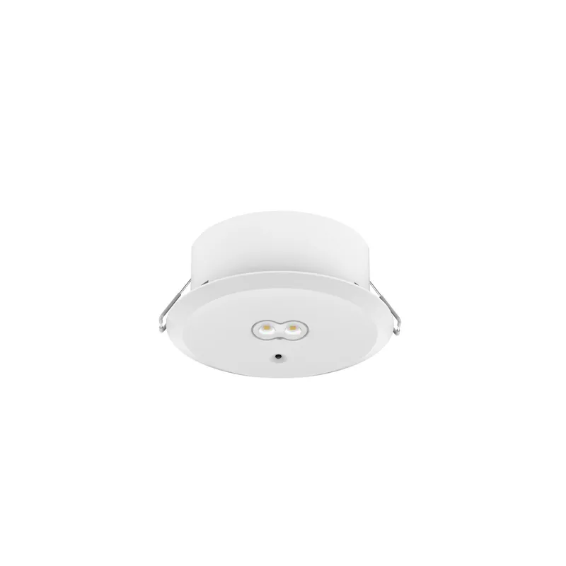Dotlux LED Notbeleuchtung Ausgangsschild Top Weiß 240lm | 3 Stunden Notlicht - Selbsttest - Inkl. 2 Interchangeable Lenses Markenware