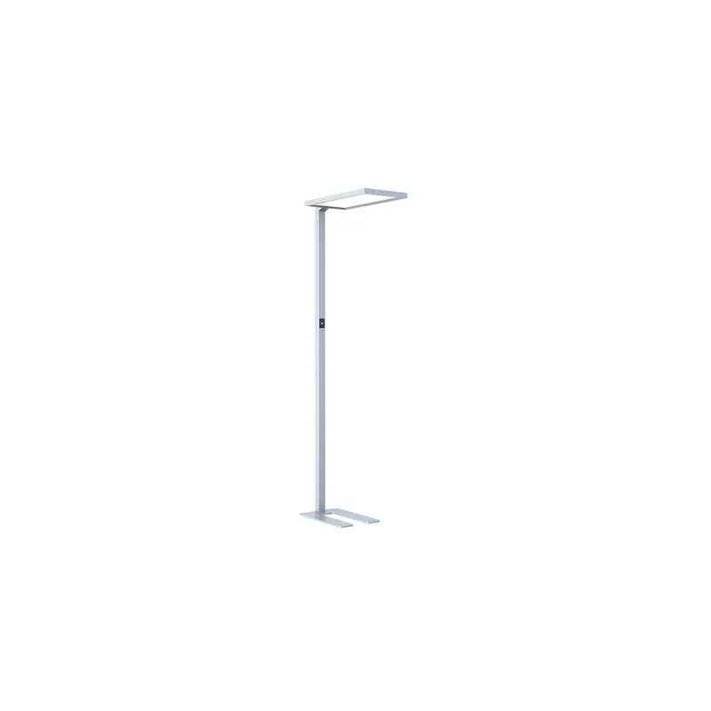 Dotlux LED Stehlampe Roof Butler Silber 80W 8800lm - 840 Kaltweiß | UGR <19 - 1-10V Dimmbar - Bewegungssensor Online Kaufen