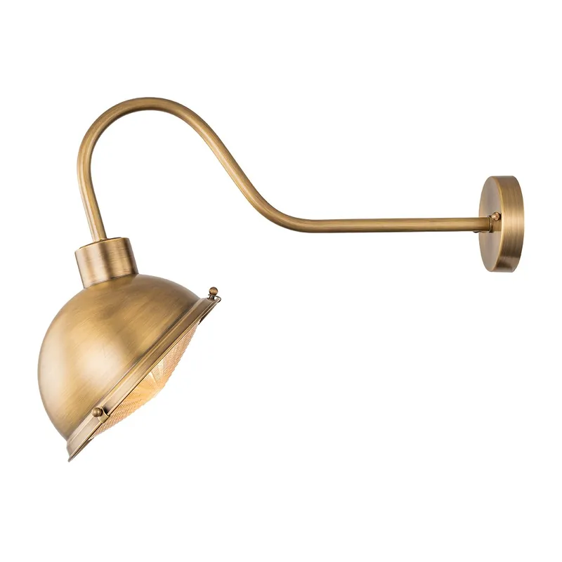 Angebot Elstead Lighting Chiswick Wandleuchte 1-Light Messing IP44 E27