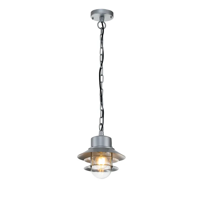 Elstead Lighting Copenhagen Pendelleuchte 1-Light Silber IP44 E27 Angebot