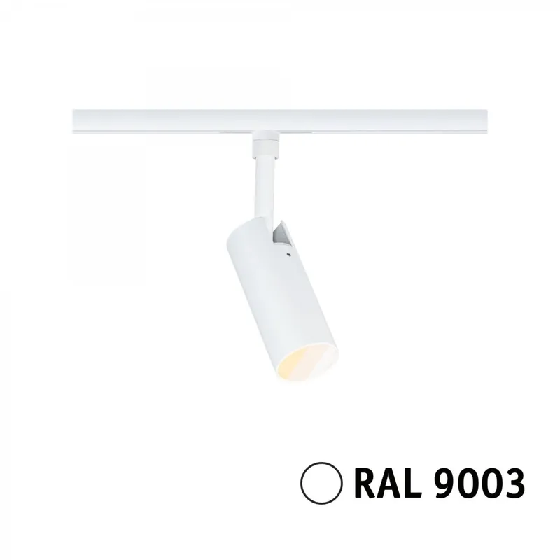 Paulmann 93140 URail LED Schienenspot Tubo 3-Step-Dim 2700-4000K Signalweiß RAL 9003 Direkt Vom Hersteller