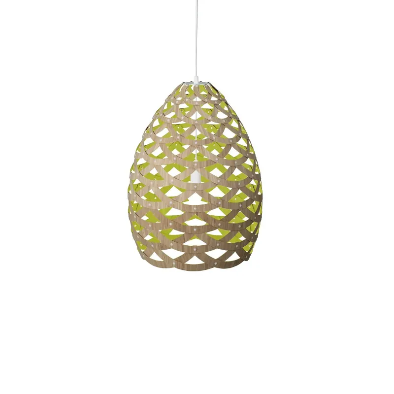 David Trubridge Tui medium Pendelleuchte Ø 54 cm limette Neuheit