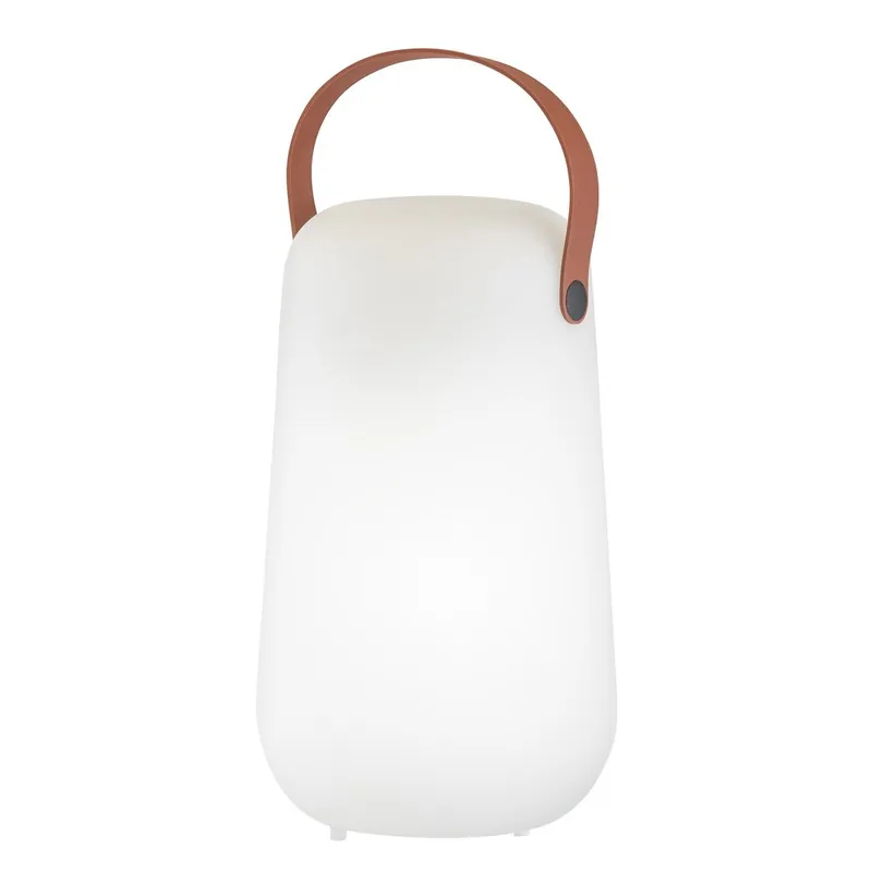 Abverkauf FHL easy 850282 LED Akku Tischleuchte Collgar weiß RGBW dimmbar 26cm
