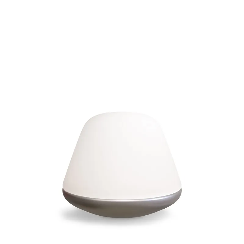 Herstal Leuchten Tischleuchte Bloom S Silber Opal E27 Schnäppchen