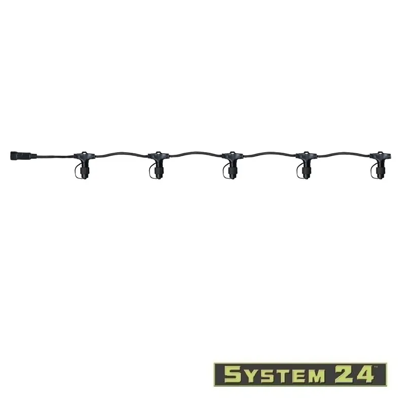 Abverkauf System 24 LED-Main Stem Cabel - Extra 15 m schwarz