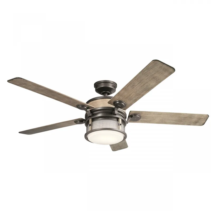 Knallerangebot Elstead Lighting Ahrendale Deckenventilator LED Eisen
