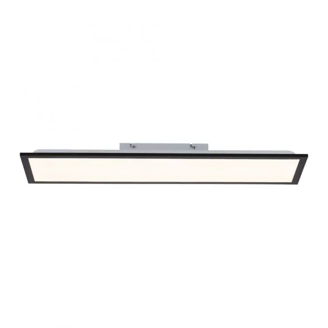 Neu Im Sortiment LED Panel, Deckenleuchte, flach, schwarz, rechteckig