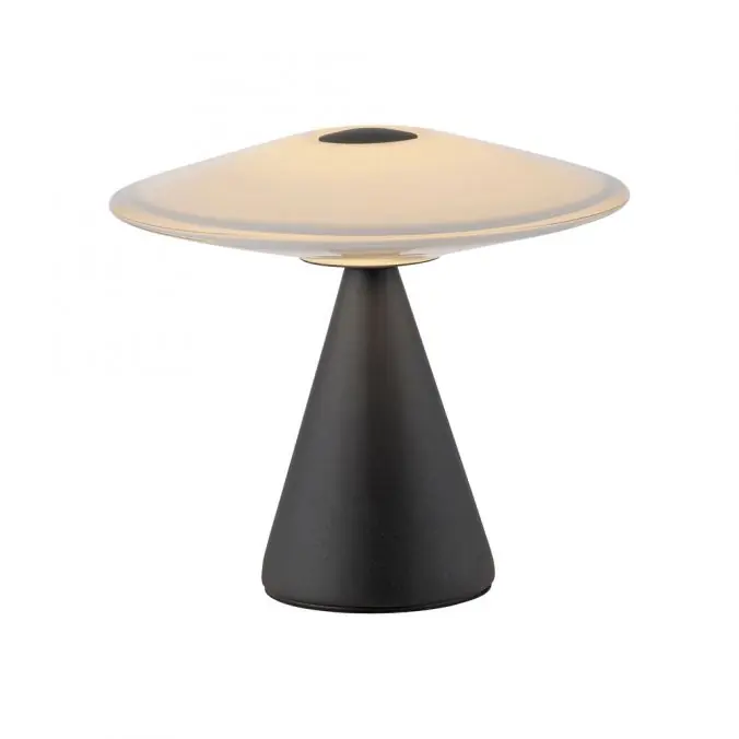 LED Tischleuchte ELIPSA, schwarz, Touchdimmer, Memoryfunktion Abverkauf