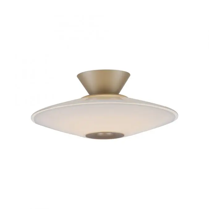 Saisonangebot LED Deckenleuchte, ELIPSA, toffee, Tronicdimmer, Opalglas